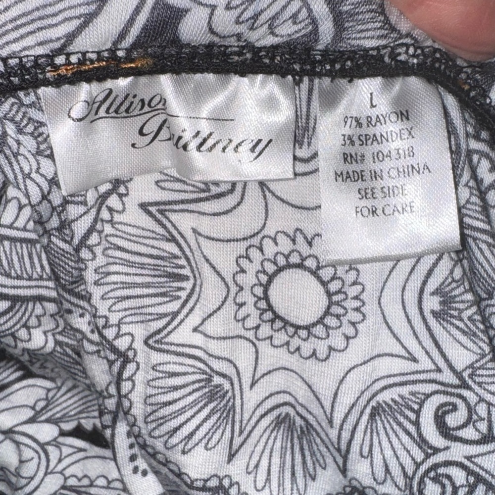 Allison Brittany dress black and white Great for parties/cruising size L - Picture 8 of 8